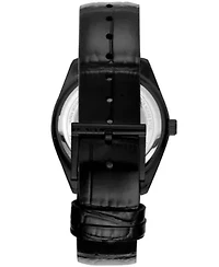 Men's Modernist Classics Dark Green Dial Black Leather Strap Watch