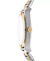 Women's Broadway Maxi Light Blue Dial Gold Two-Tone Stainless Steel Bracelet Watch