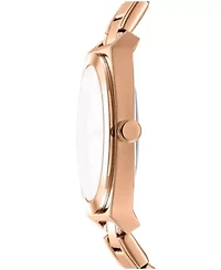 Women's Broadway Maxi Rose Gold Dial Rose Gold-Tone Stainless Steel Bracelet Watch