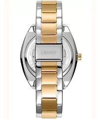 Women's Broadway Maxi Light Blue Dial Gold Two-Tone Stainless Steel Bracelet Watch