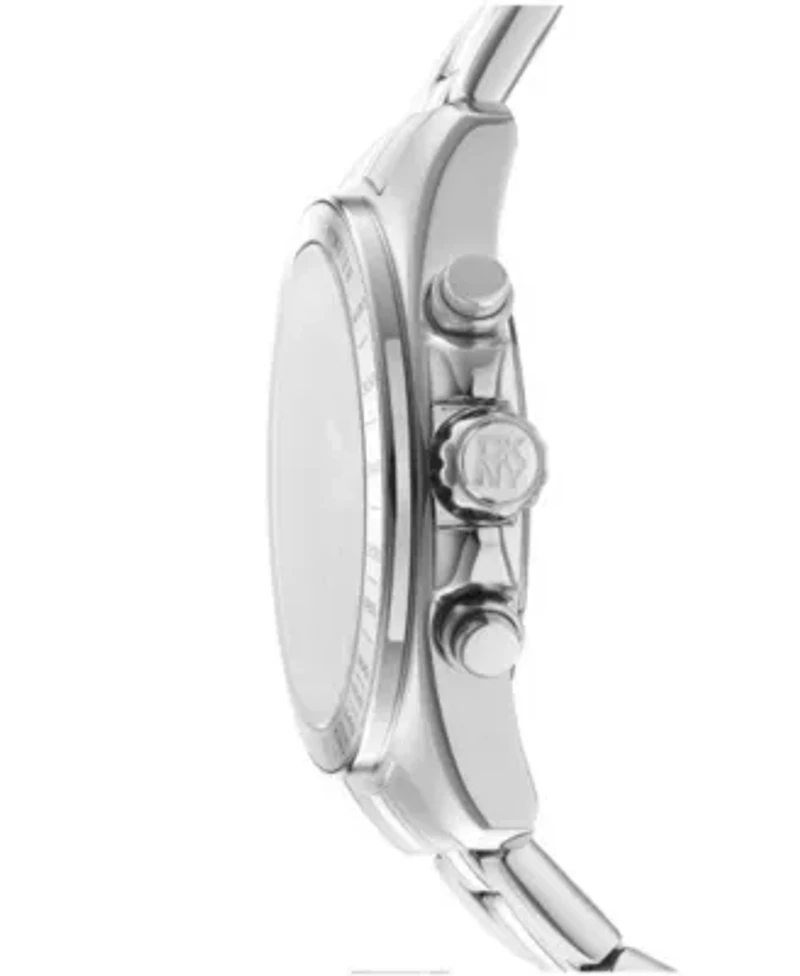 Men's Central Park Chronograph Silver Dial Stainless Steel Bracelet Watch