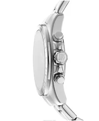 Men's Central Park Chronograph Silver Dial Stainless Steel Bracelet Watch