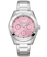 Women's Chambers Multi Sport Chronograph Pink Dial Stainless Steel Bracelet Watch