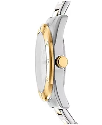 Women's Chambers Multi Sport Chronograph Silver Dial Gold Two-Tone Stainless Steel Bracelet Watch
