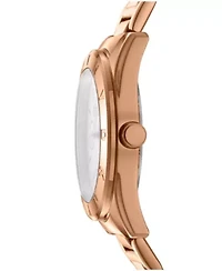 Women's Chambers Multi Sport Chronograph Rose Gold Dial Rose Gold-Tone Stainless Steel Bracelet Watch