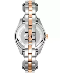 Women's Astoria Midi Glitz Silver Dial Rose Gold-Two-Tone Stainless Steel Bracelet Watch