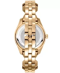 Women's Astoria Midi Glitz Silver Dark Green Dial Gold-Tone Stainless Steel Bracelet Watch
