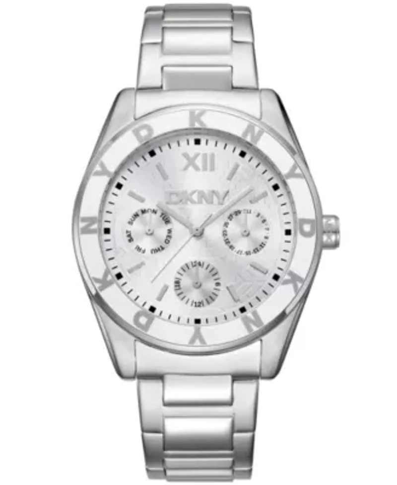 Women's Chambers Multi Sport Chronograph Silver Dial Stainless Steel Bracelet Watch