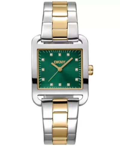 Women's City Midi Dark Green Dial Gold-Two-Tone Stainless Steel Bracelet Watch