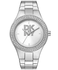 Women's Parsons Glitz Silver Dial Stainless Steel Bracelet Watch