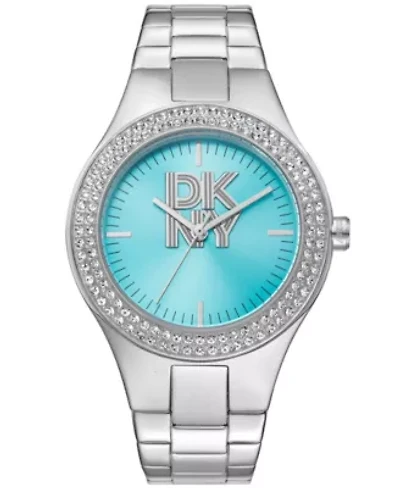 Women's Parsons GlitzLight Blue Dial Stainless Steel Bracelet Watch