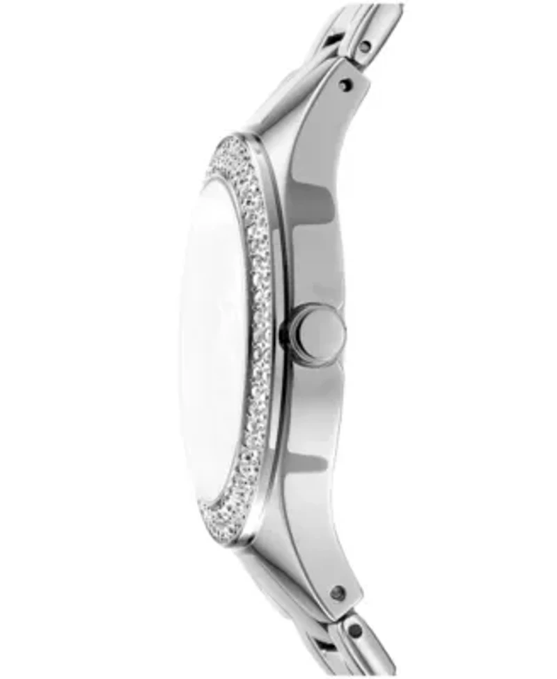 Women's Parsons Glitz Silver Dial Stainless Steel Bracelet Watch
