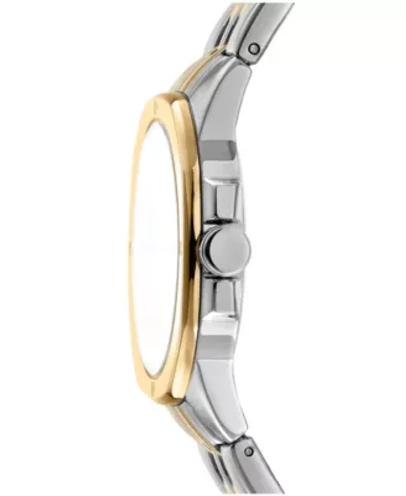 Women's Brooklyn Midi Light Blue Dial Gold Two-Tone Stainless Steel Bracelet Watch