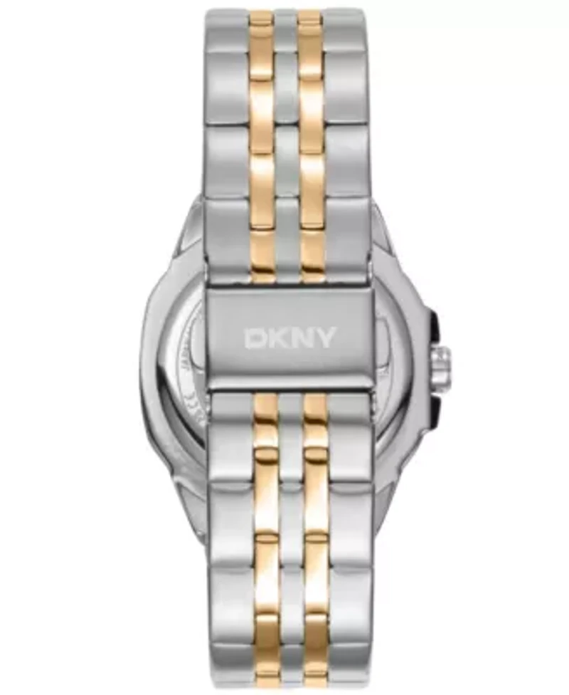 Women's Brooklyn Midi Light Blue Dial Gold Two-Tone Stainless Steel Bracelet Watch