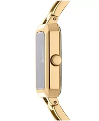 Women's Uptown Midi Black Dial Gold-Tone Stainless Steel Bracelet Watch