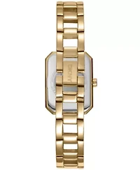 Women's Uptown Midi Black Dial Gold-Tone Stainless Steel Bracelet Watch