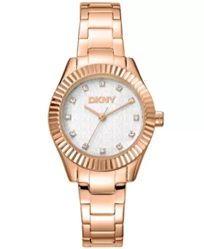 Women's Chambers Glitz Silver Dial Stainless Steel Bracelet Watch