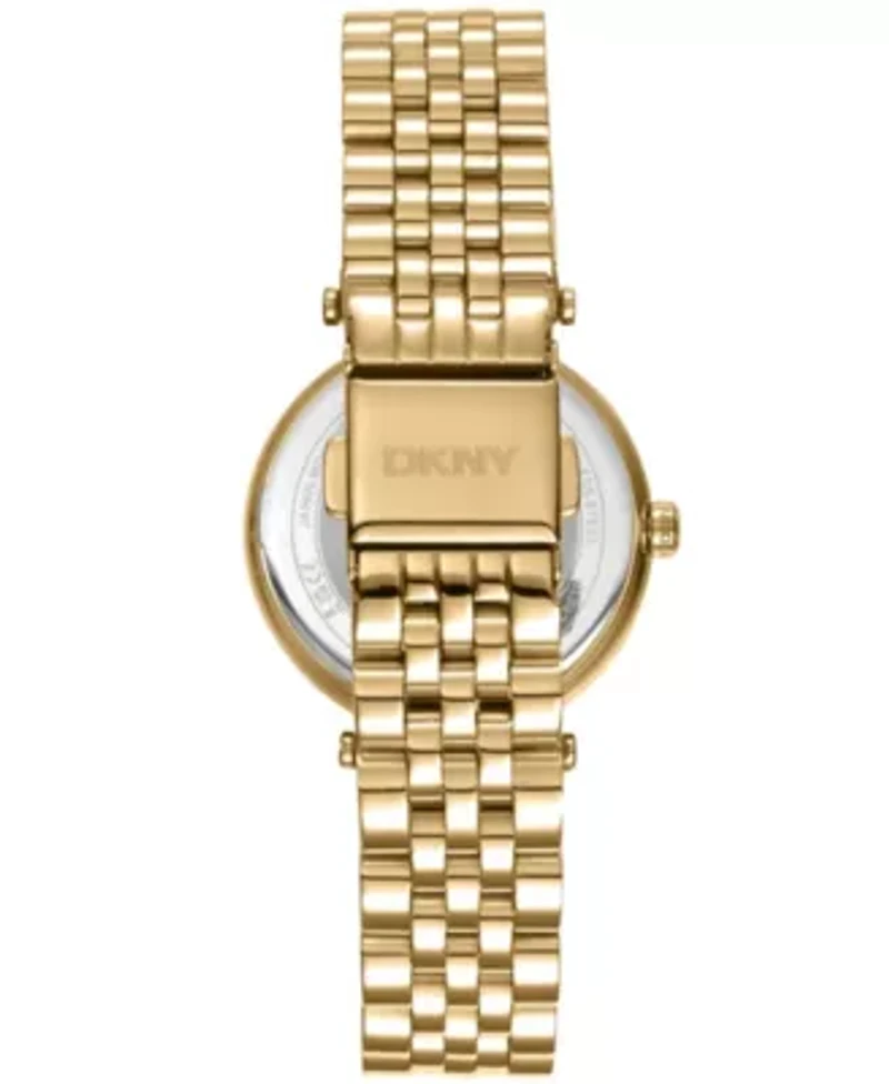 Women's Essential Glitz Champagne Dial Gold-Tone Stainless Steel Bracelet Watch