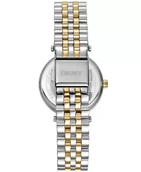 Women's Essential Glitz Dark Green Dial Gold Two-Tone Stainless Steel Bracelet Watch