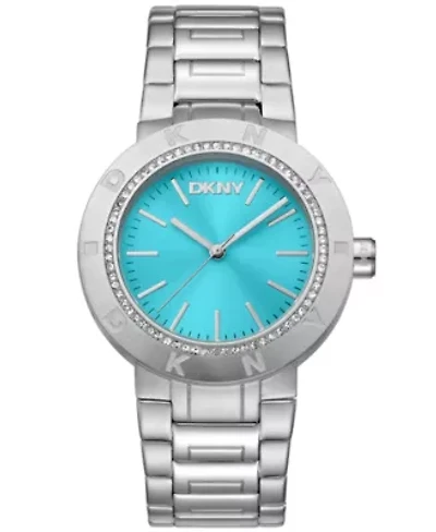 Women's Eastside Logo Blue Dial Stainless Steel Bracelet Watch