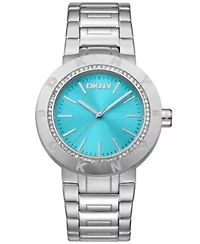 Women's Eastside Logo Blue Dial Stainless Steel Bracelet Watch