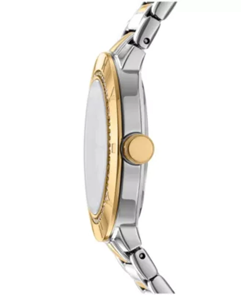 Women's Eastside Logo Light Blue Dial Gold Two-Tone Stainless Steel Bracelet Watch