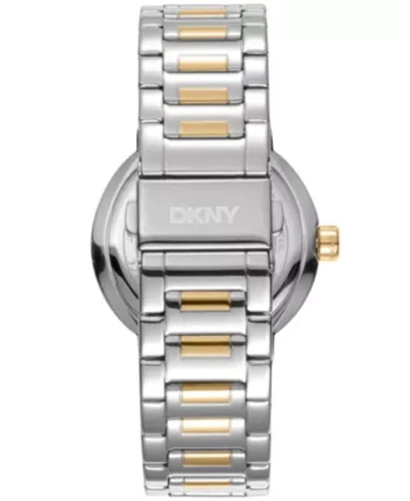 Women's Eastside Logo Silver Dial Gold Two-Tone Stainless Steel Bracelet Watch