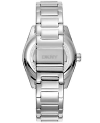 Women's Chambers Multi Function Chronograph Silver Powder Dial Rose Gold-Tone Stainless Steel Bracelet Watch