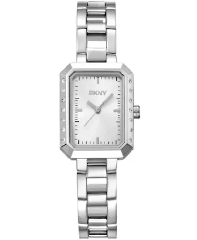 Women's Uptown Glitz Silver Dial Stainless Steel Bracelet Watch