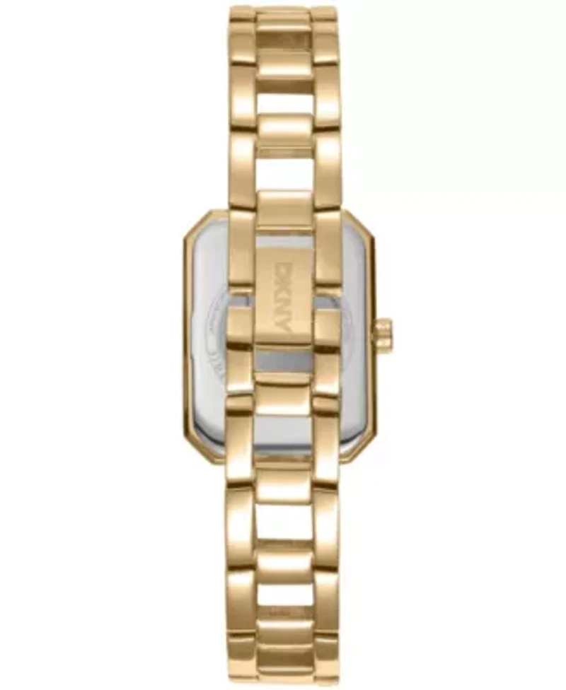 Women's Uptown Glitz Champagne Dial Gold-Tone Stainless Steel Bracelet Watch