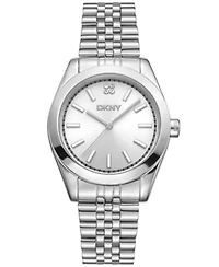 Women's Nolita Midi Silver Dial Gold-Tone Stainless Steel Bracelet Watch
