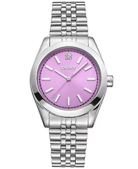Women's Nolita Midi Pink Dial Stainless Steel Bracelet Watch