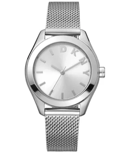Women's Astoria Logo Silver Dial Stainless Steel Bracelet Watch