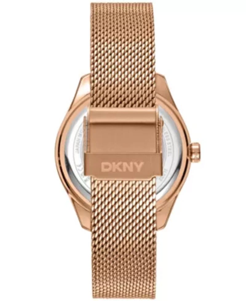 Women's Astoria Logo Rose Gold Dial Rose Gold-Tone Stainless Steel Bracelet Watch