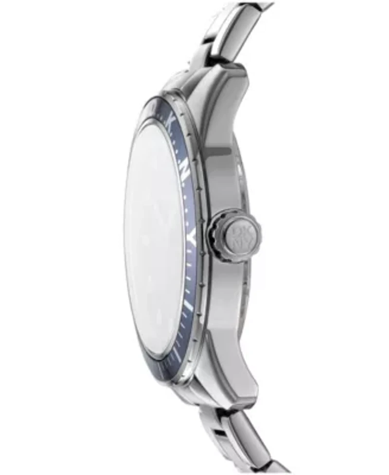 Men's Crosby Sport Dark Blue Dial Stainless Steel Bracelet Watch