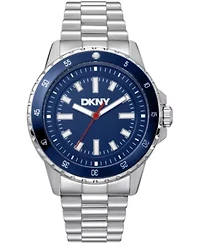 DKNY Men's Sport Watch Dial Stainless Steel Bracelet Watch 43mm 100M
