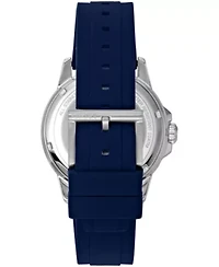 DKNY Men's Sport Watch Dark Blue Dial Dark Blue Silicone Strap 43mm 100M