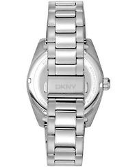 DKNY Men's Date Blue Dial Stainless Steel Bracelet Watch 40mm 100M