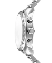 DKNY Men's Chronograph Silver Dial Stainless Steel Bracelet Watch 42mm 100M