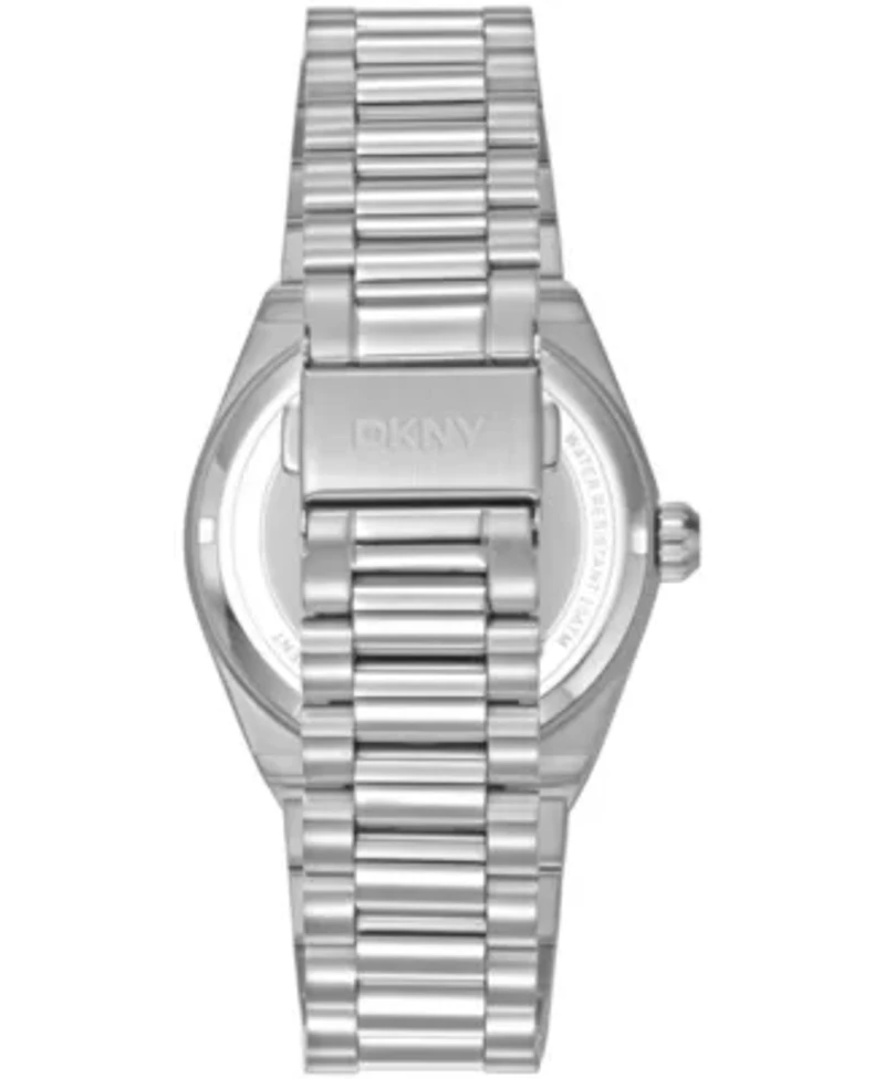 DKNY Men's Date Dial Stainless Steel Bracelet Watch 40mm 100M