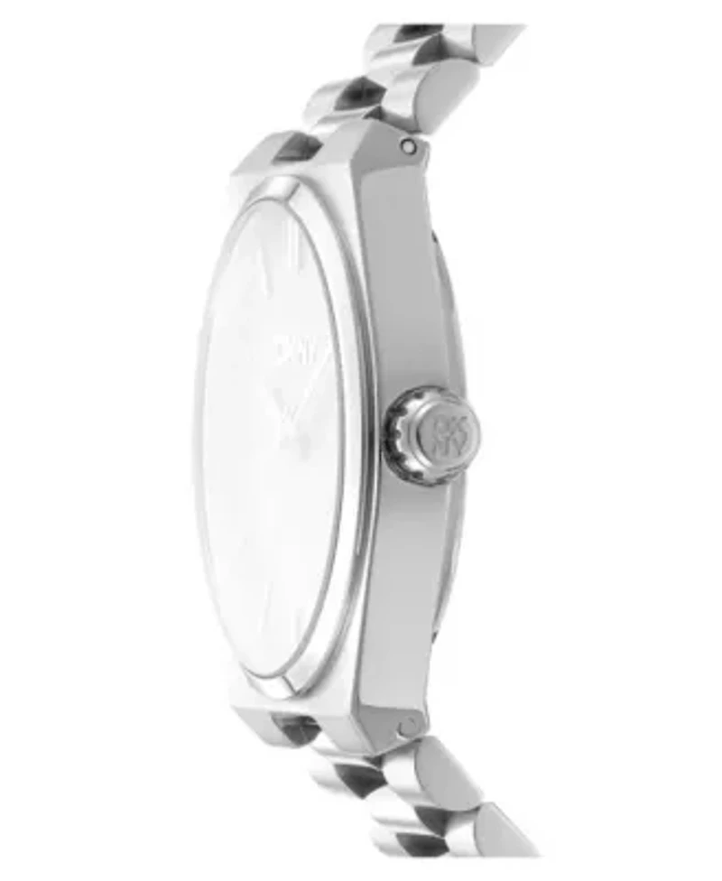 DKNY Men's Date Blue Dial Stainless Steel Bracelet Watch 40mm 100M