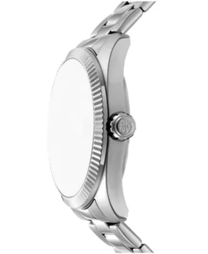 DKNY Men's Day Date Gray Dial Stainless Steel Bracelet Watch 41mm 100M