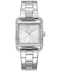 Women's City Glitz Silver Dial Stainless Steel Bracelet Watch