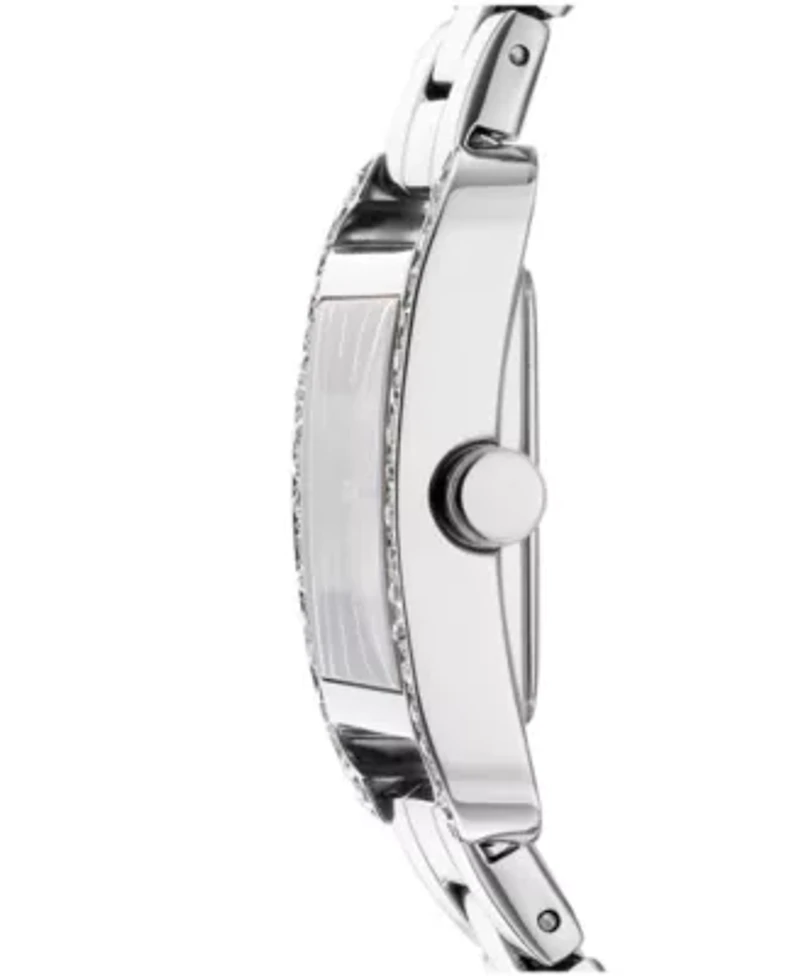 Women's City Glitz Silver Dial Stainless Steel Bracelet Watch