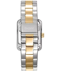 Women's City Glitz Silver Dial Gold Two-Tone Stainless Steel Bracelet Watch