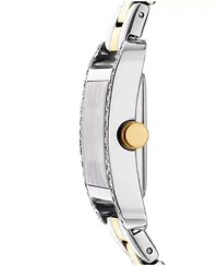 Women's City Glitz Silver Dial Gold Two-Tone Stainless Steel Bracelet Watch