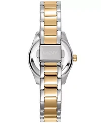 Women's Chambers Glitz Silver Dial Gold Two-Tone Stainless Steel Bracelet Watch
