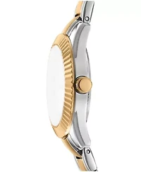 Women's Chambers Glitz Silver Dial Gold Two-Tone Stainless Steel Bracelet Watch