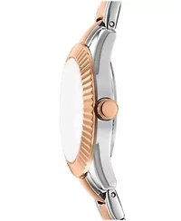 Women's Chambers Glitz Silver Dial Red Gold-Two-Tone Stainless Steel Bracelet Watch