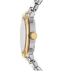 Women's Eastside Logo Light Blue Dial Gold Two-Tone Stainless Steel Bracelet Watch